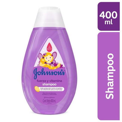 shampoo j&j 400ml fuerza y vitamina